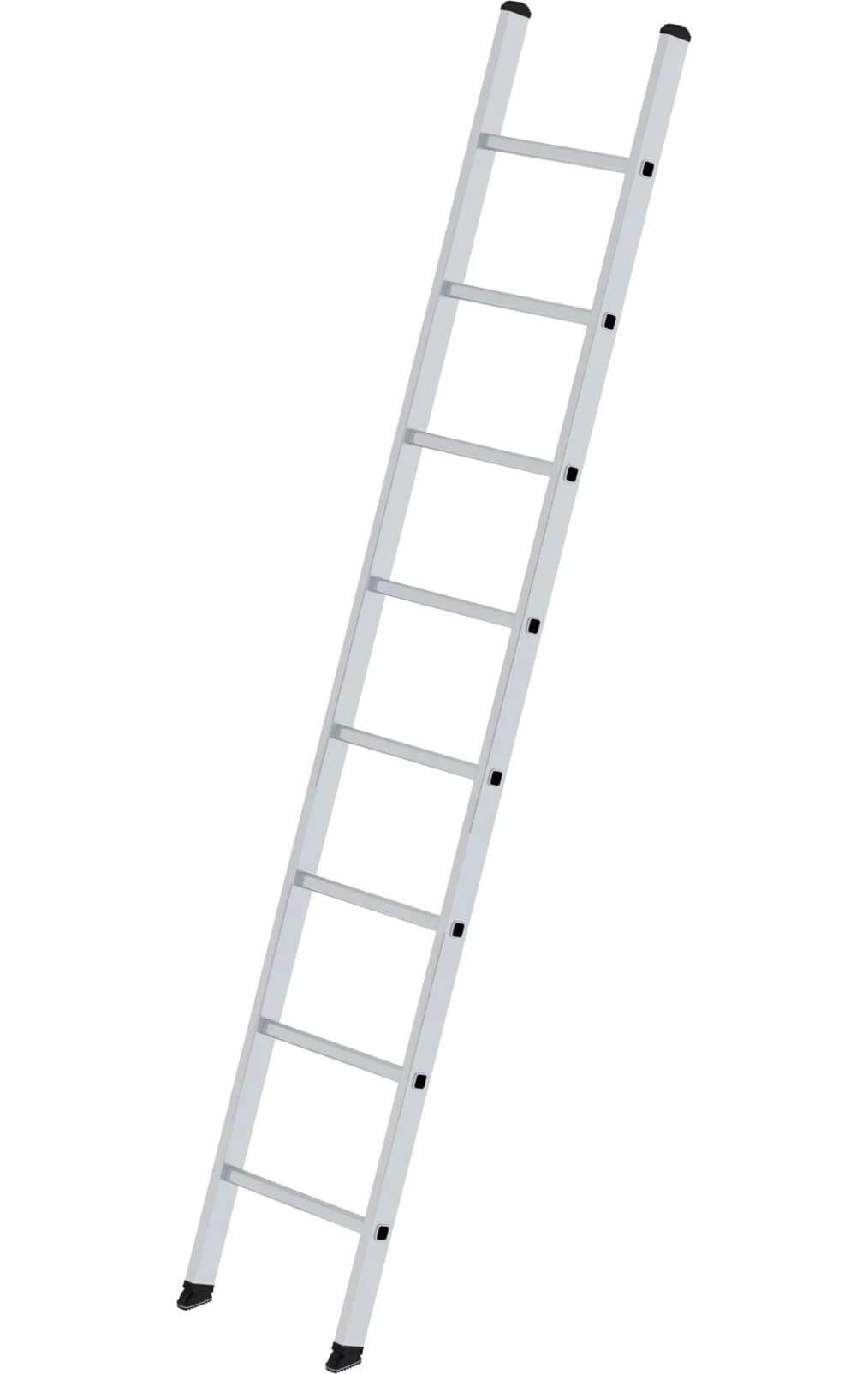 Aluminium enkele ladder, 1x8, 10008